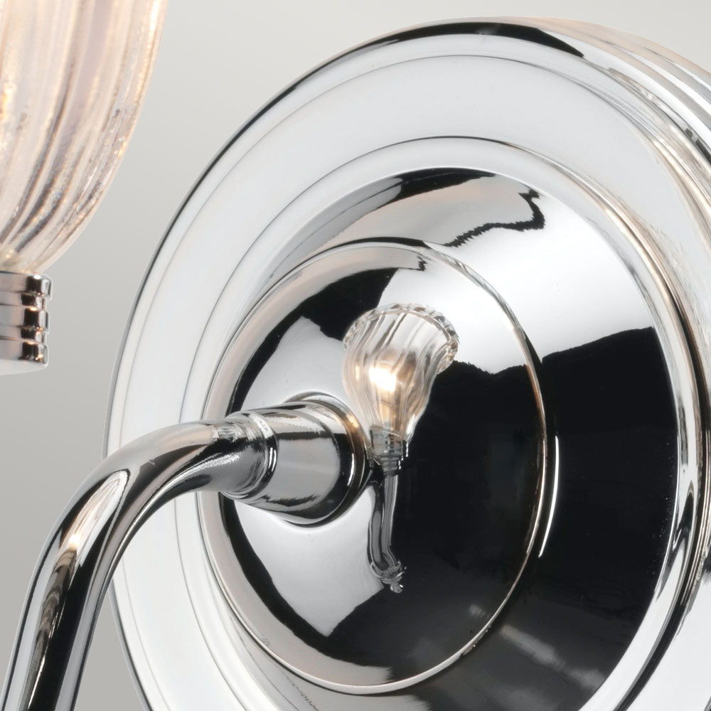 Carroll 1-Light Polished Chrome Wall Sconce