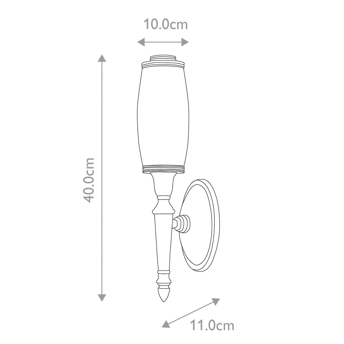 Dryden 1 Light Wall Light 5