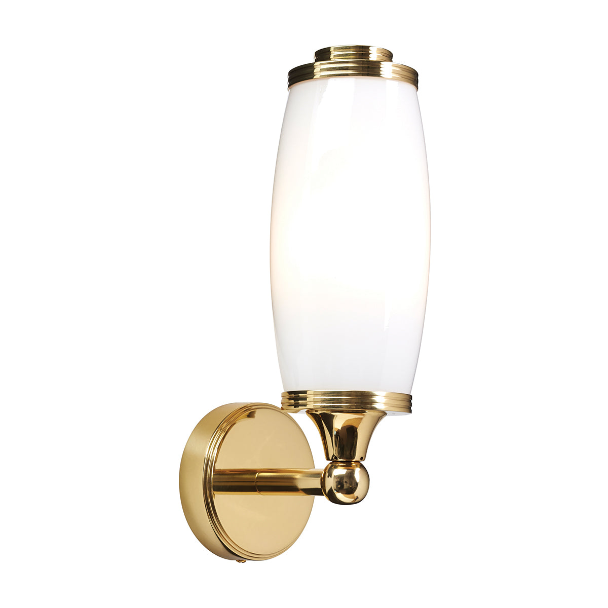Eliot 1-Light Wall Light (Polished Brass)