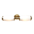 Eliot 2-Light Brass Wall Light (Polished Finish)