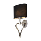 Falmouth 2-Light Heart Wall Light (Polished Chrome)