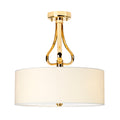 Falmouth 3-Light Ceiling Light (French Gold, Heart)