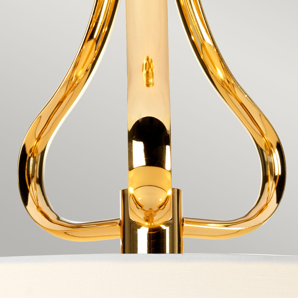 Falmouth 3-Light Ceiling Light (French Gold, Heart)