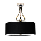 Falmouth 3-Light Ceiling Light (Polished Chrome, Heart)