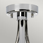 Falmouth 3-Light Ceiling Light (Polished Chrome, Heart)