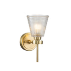 Gunnislake 1 Light Wall Light - Brushed Brass