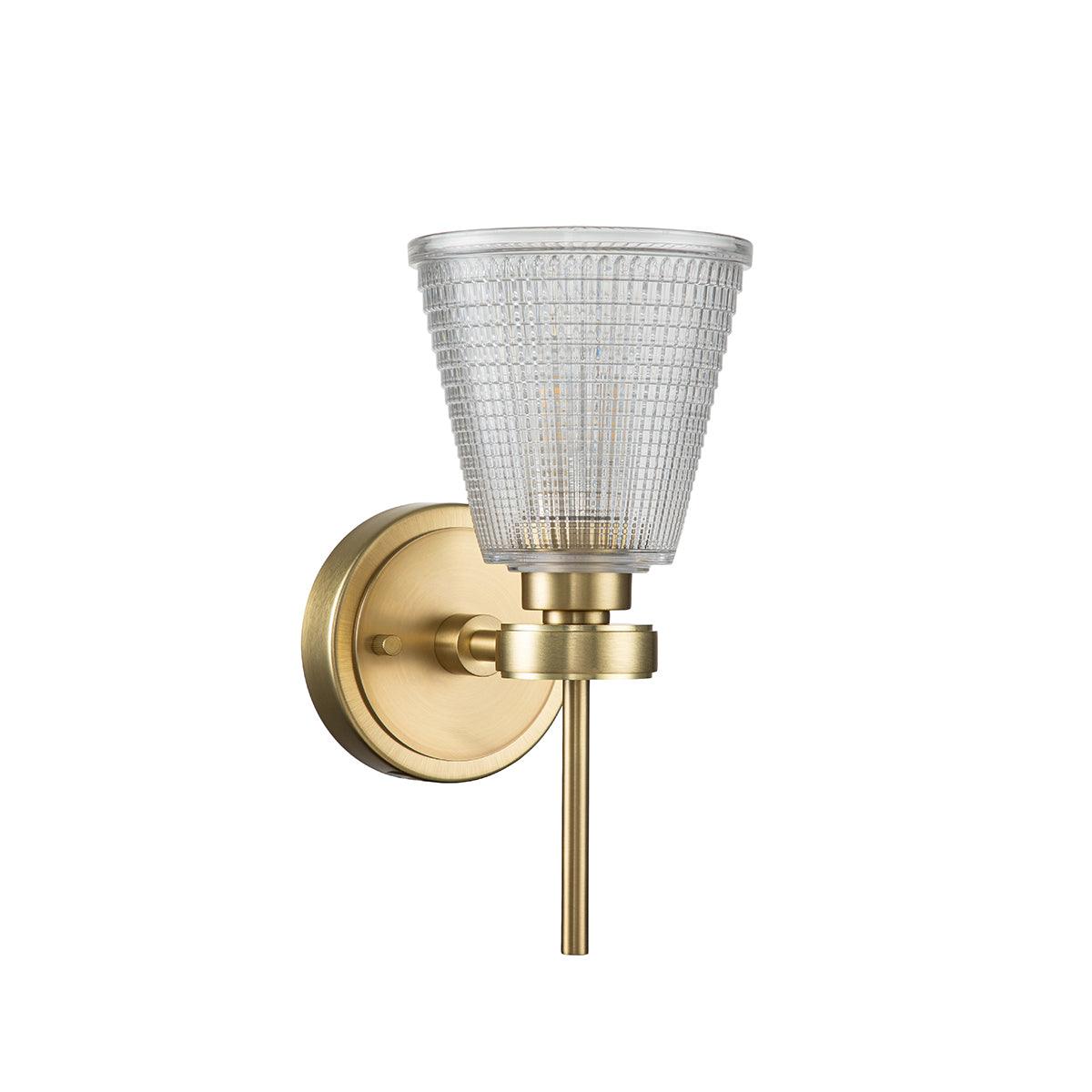 Gunnislake 1 Light Wall Light - Brushed Brass