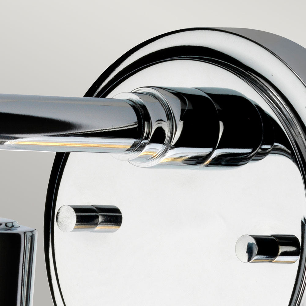 Morvah Polished Chrome 1-Light Adjustable Wall Light (IP44)