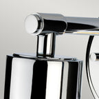 Morvah Polished Chrome 1-Light Adjustable Wall Light (IP44)