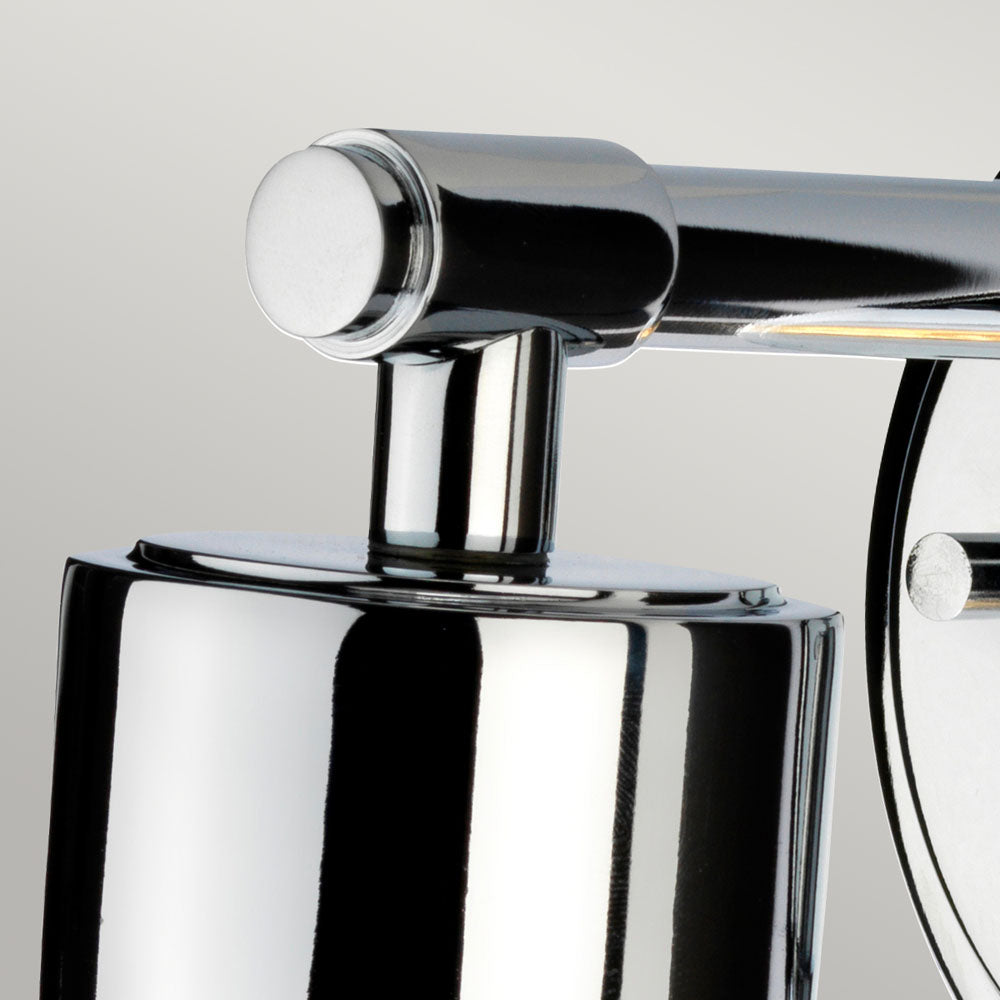 Morvah Polished Chrome 1-Light Adjustable Wall Light (IP44)