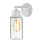 Morvah White 1-Light Adjustable Wall Light (IP44)