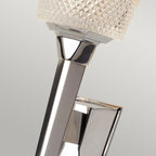 Verity Polished Chrome 1-Light Bathroom Wall Light (IP44)