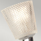 Verity Polished Chrome 1-Light Bathroom Wall Light (IP44)