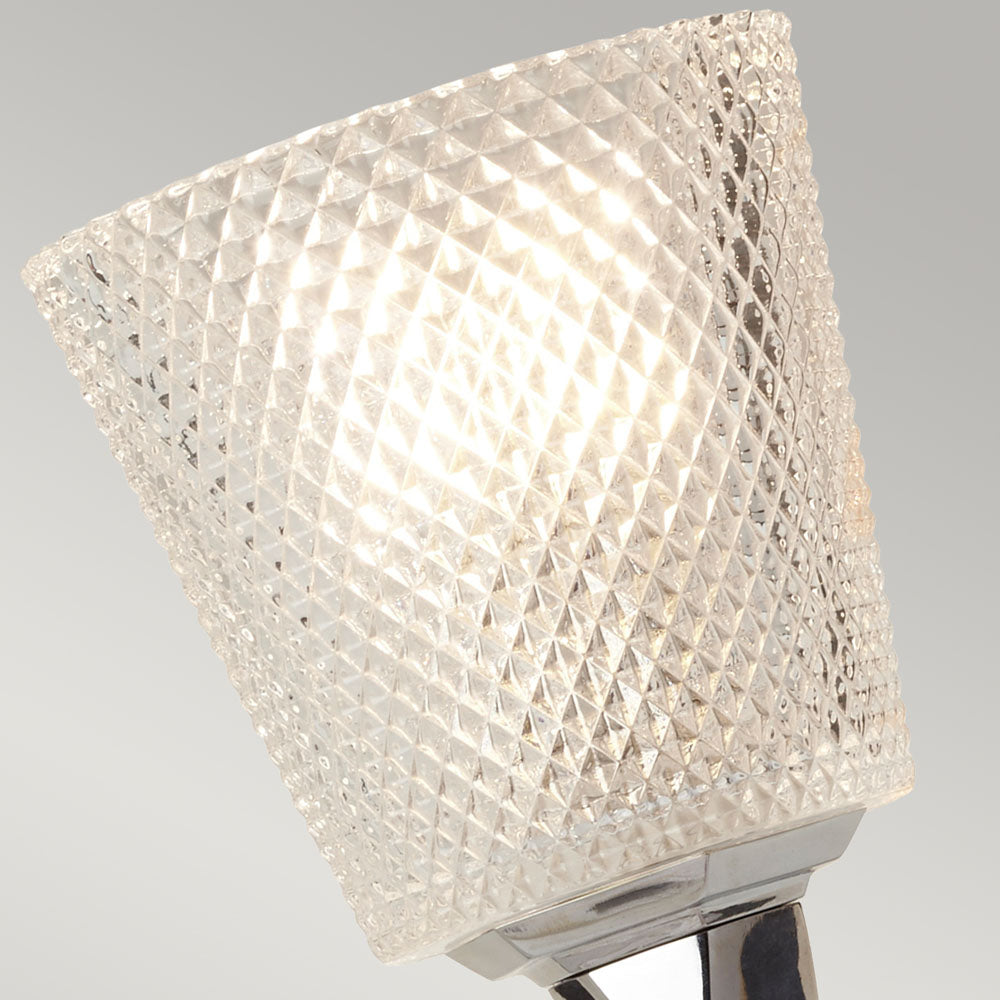 Verity Polished Chrome 1-Light Bathroom Wall Light (IP44)