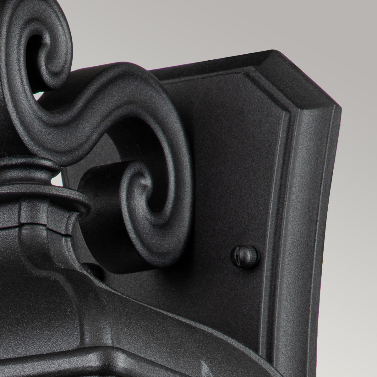 Bayview Medium Black Wall Lantern (IP44)