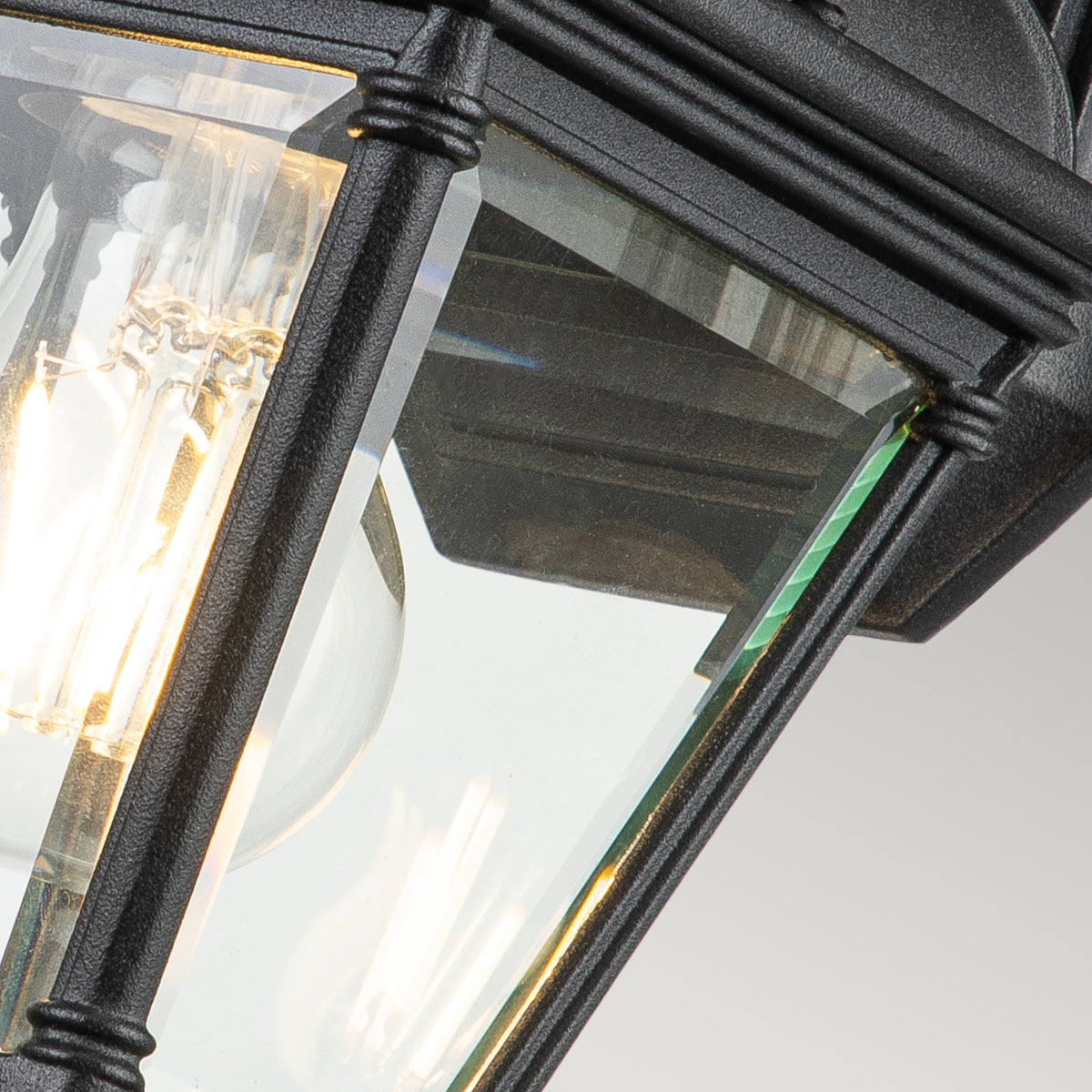 Bayview Small Black Wall Lantern (IP44)