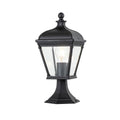 Bayview Medium Black Pedestal Lantern (IP44)