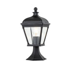 Bayview Medium Black Pedestal Lantern (IP44)