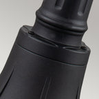 Bayview Medium Black Pillar Lantern (IP44)