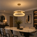 PERSEUS 600 Crystal LED Ring Pendant