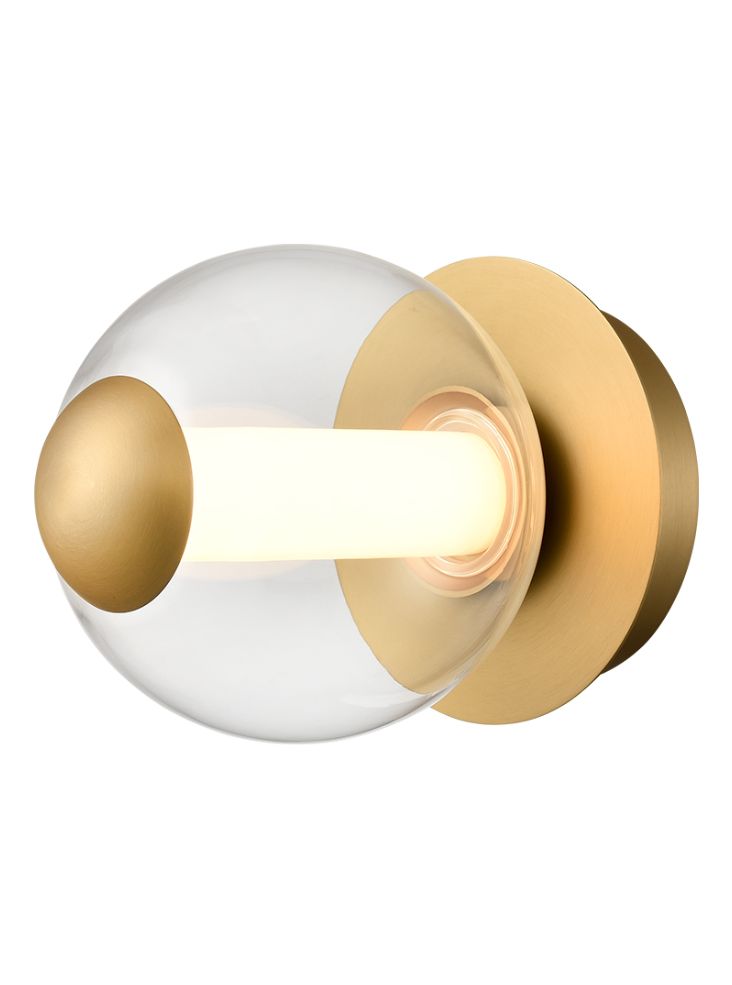 Beacon satin brass finish