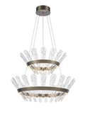 Beatrice Double Tiered Bronze LED Pendant
