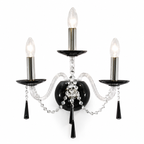 Liberec 3 Wall Light - Black