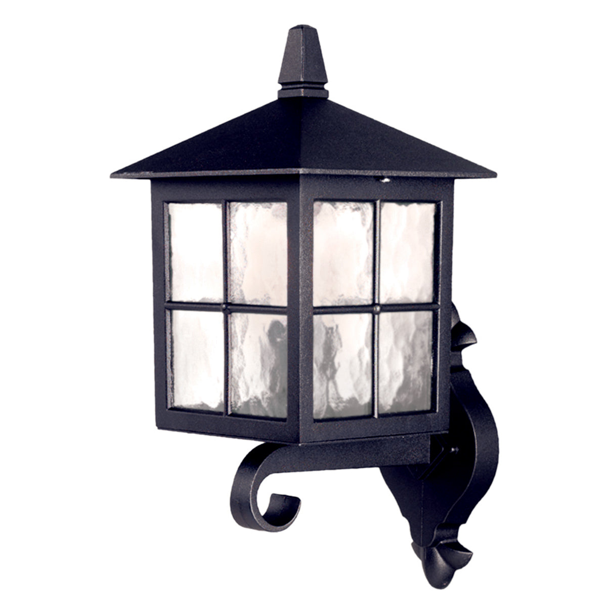 Winchester 1-Light Black Upward Wall Light