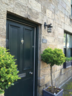 Hereford 1-Light Black Downward Wall Light (E27)