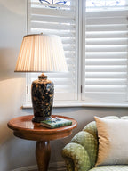 Black Birds 1-Light Black & Gold Bird Table Lamp