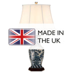 Blue Hex 1 Light Table Lamp
