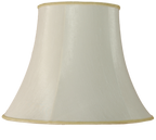 14" Bowed Empire Ivory Lamp Shade