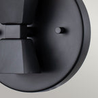 Bowtie 1lt Wall Light - Matte Black