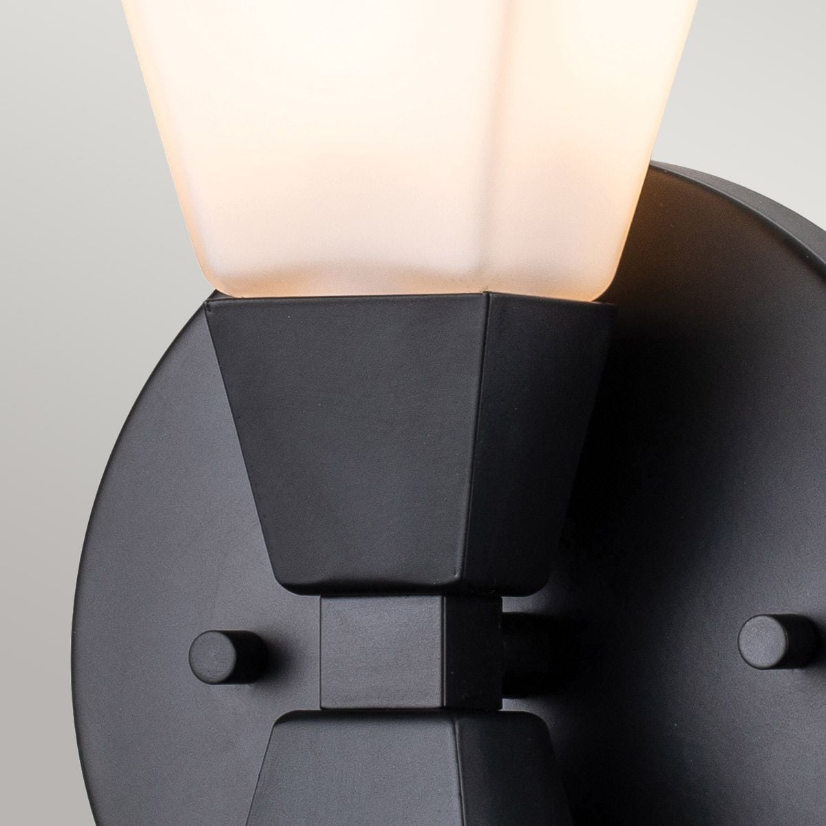 Bowtie 1lt Wall Light - Matte Black