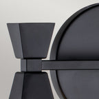 Bowtie 2lt Wall Light - Matte Black