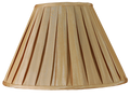 5.5" Box Pleat Champagne Lamp Shade