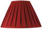 14" Box Pleat Ivory Lamp Shade