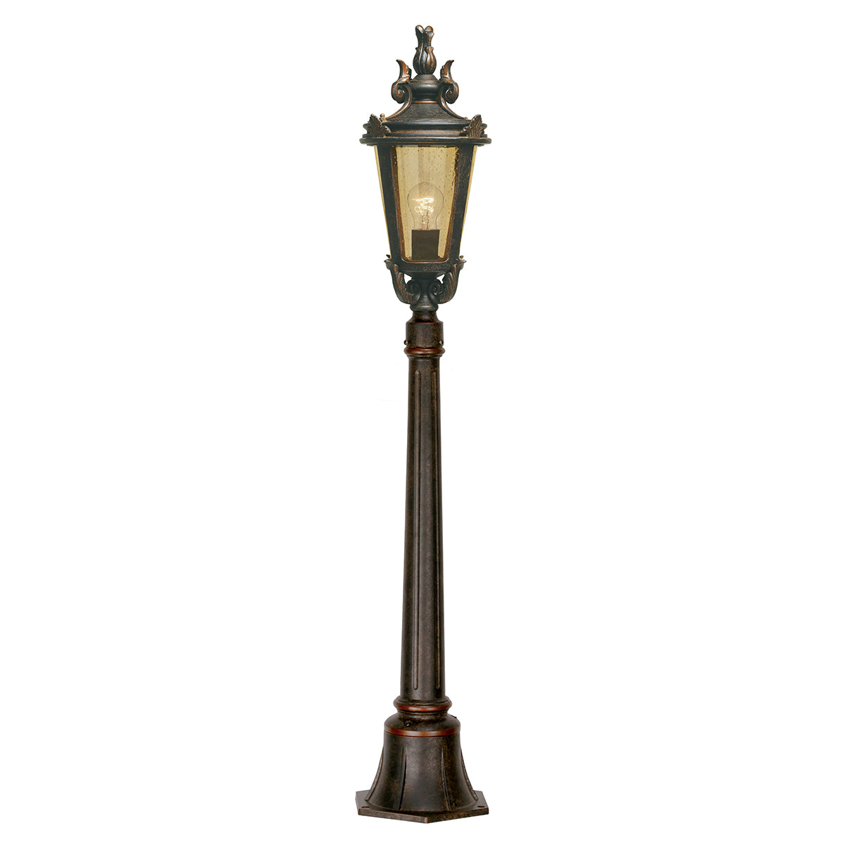 Baltimore Weathered Bronze Pillar Lamp