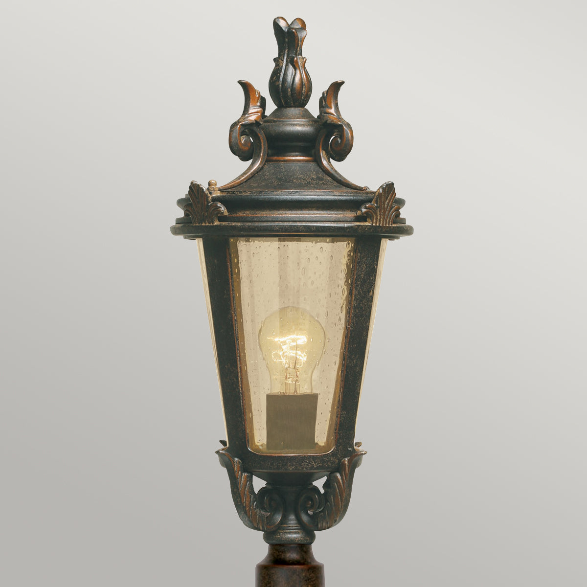 Baltimore Weathered Bronze Pillar Lamp