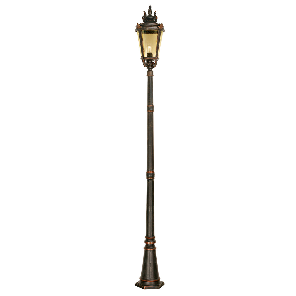 Baltimore Large Weathered Bronze Lamp Post