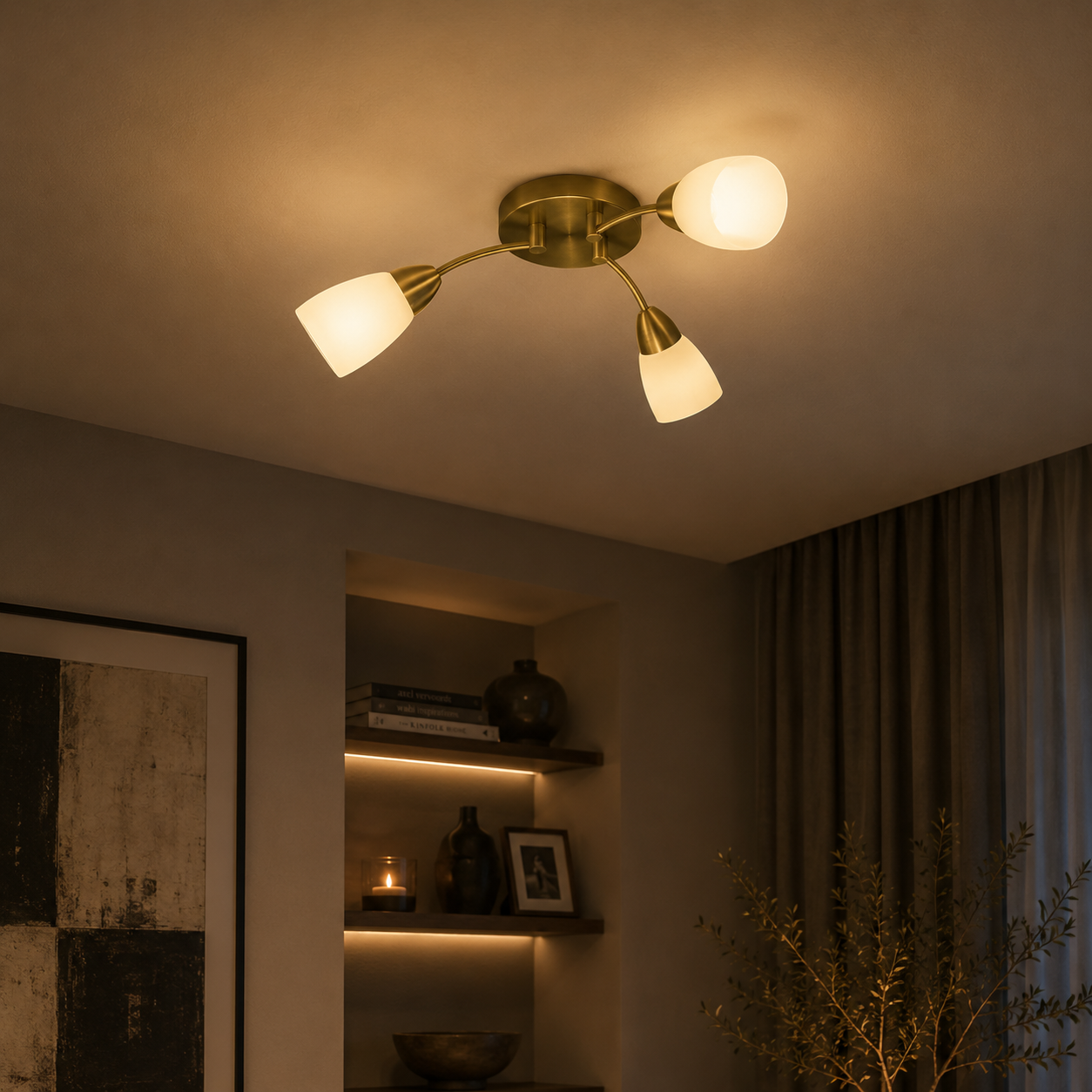 Furama 3 Light - Antique