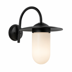 Edam Black Outdoor Wall Light