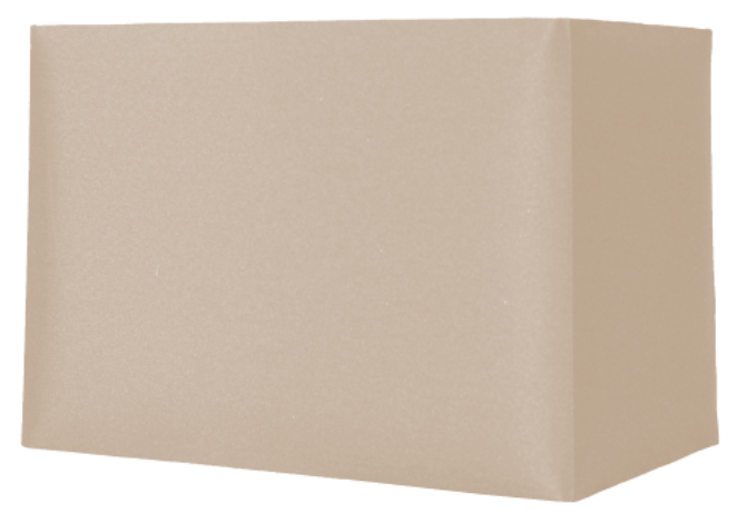 Rectangle Champagne Card Shade 10"
