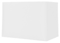 Rectangle White Card Shade 12"