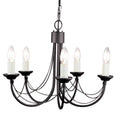 Carisbrooke 5-Light Gothic Chandelier (Convertible)