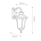 Chicago 1 Light Medium Wall Lantern