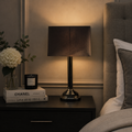 Liberec Crystal Table Lamp - Black