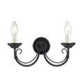 Chartwell Black Double Sconce