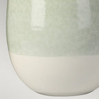 Chelsfield Green & White Table Lamp