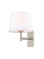 Christie 1lt Satin Nickel Wall Light